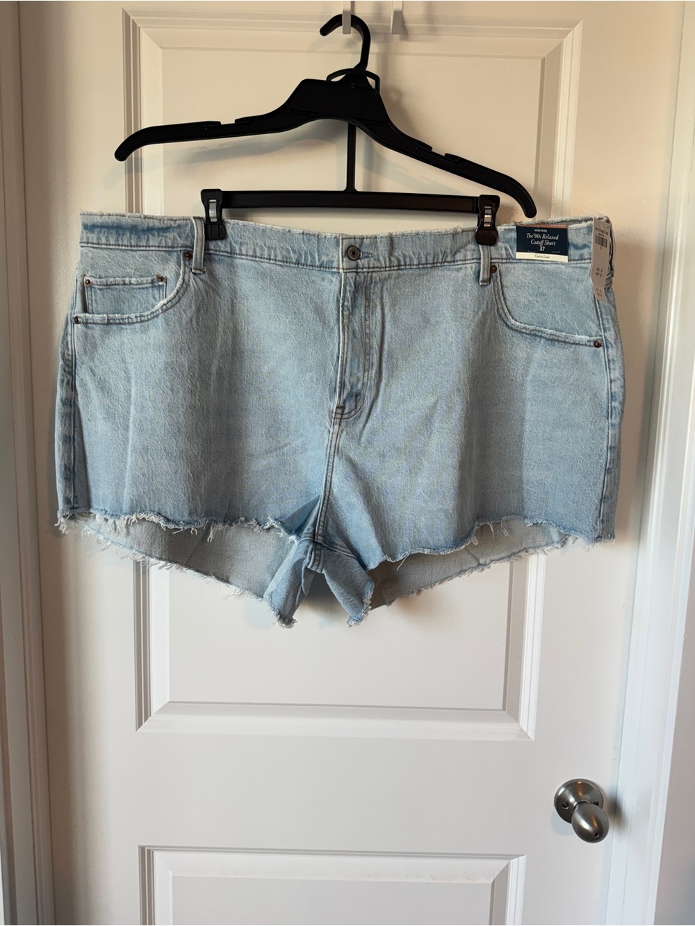 Abercrombie & Fitch Light Wash Denim Cutoff Shorts